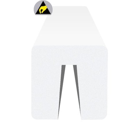 Ergomat Square I-Beam Protector ESD White SIBP120-ESD-W